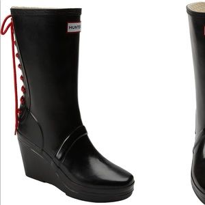 Hunter Verbier Lace Up Rain-boots
